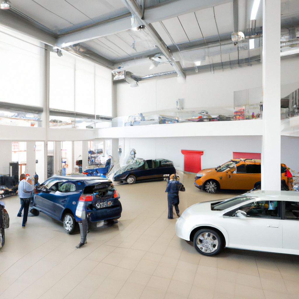 Modern Car Dealership Showroom in Prague with Czech Staff